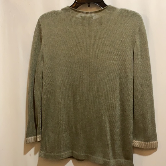 ROBERTA PINTO MOSS SWEATER SZ M ROLL NECK - Picture 5 of 5